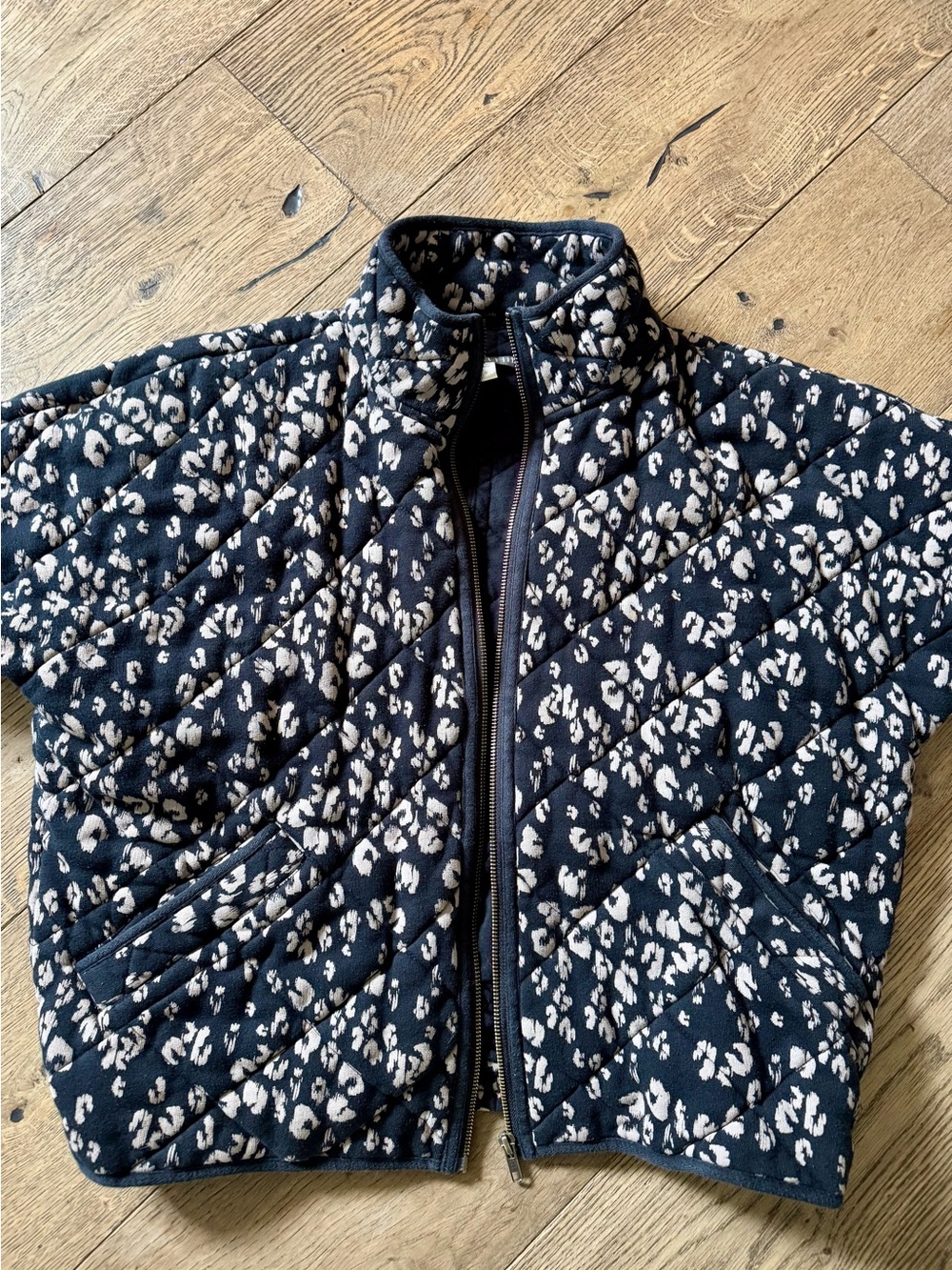 Garnet Hill Easy Quilted Knit Jacket